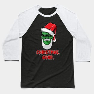 Frankenstein Christmas Baseball T-Shirt